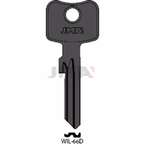 LLAVE JMA ALUMINIO (WIL-66D NEGRO)