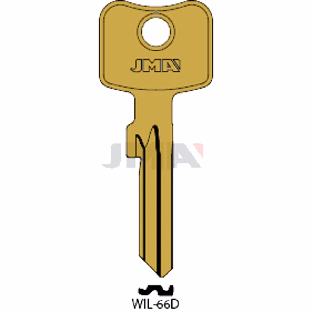 LLAVE JMA ALUMINIO (WIL-66D ORO)