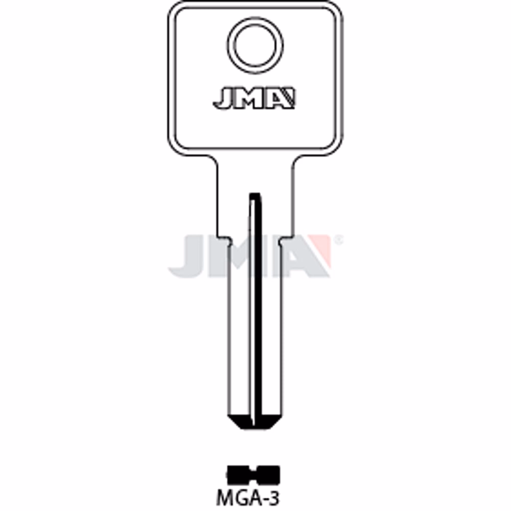 LLAVE JMA LATON SEGURIDAD (MGA-3)
