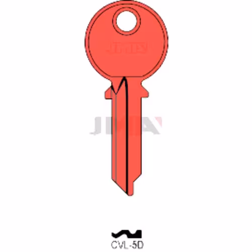 LLAVE JMA ALUMINIO (CVL-5D ROJO)