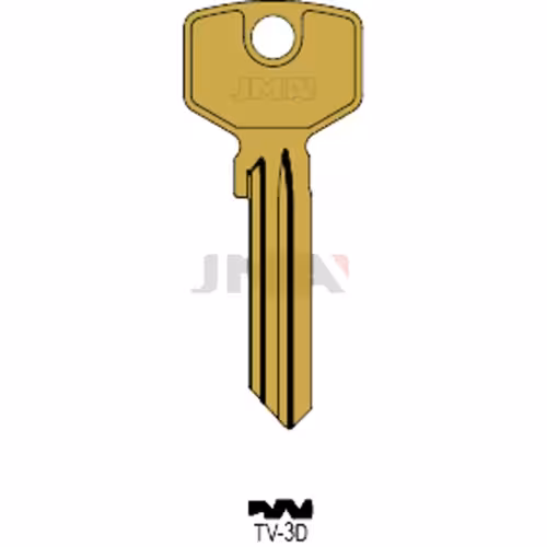 LLAVE JMA ALUMINIO (TV-3D ORO)
