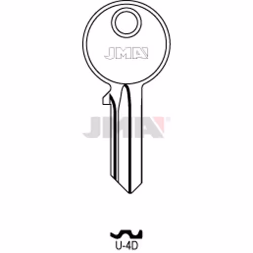 LLAVE JMA ACERO-B (U-4D)
