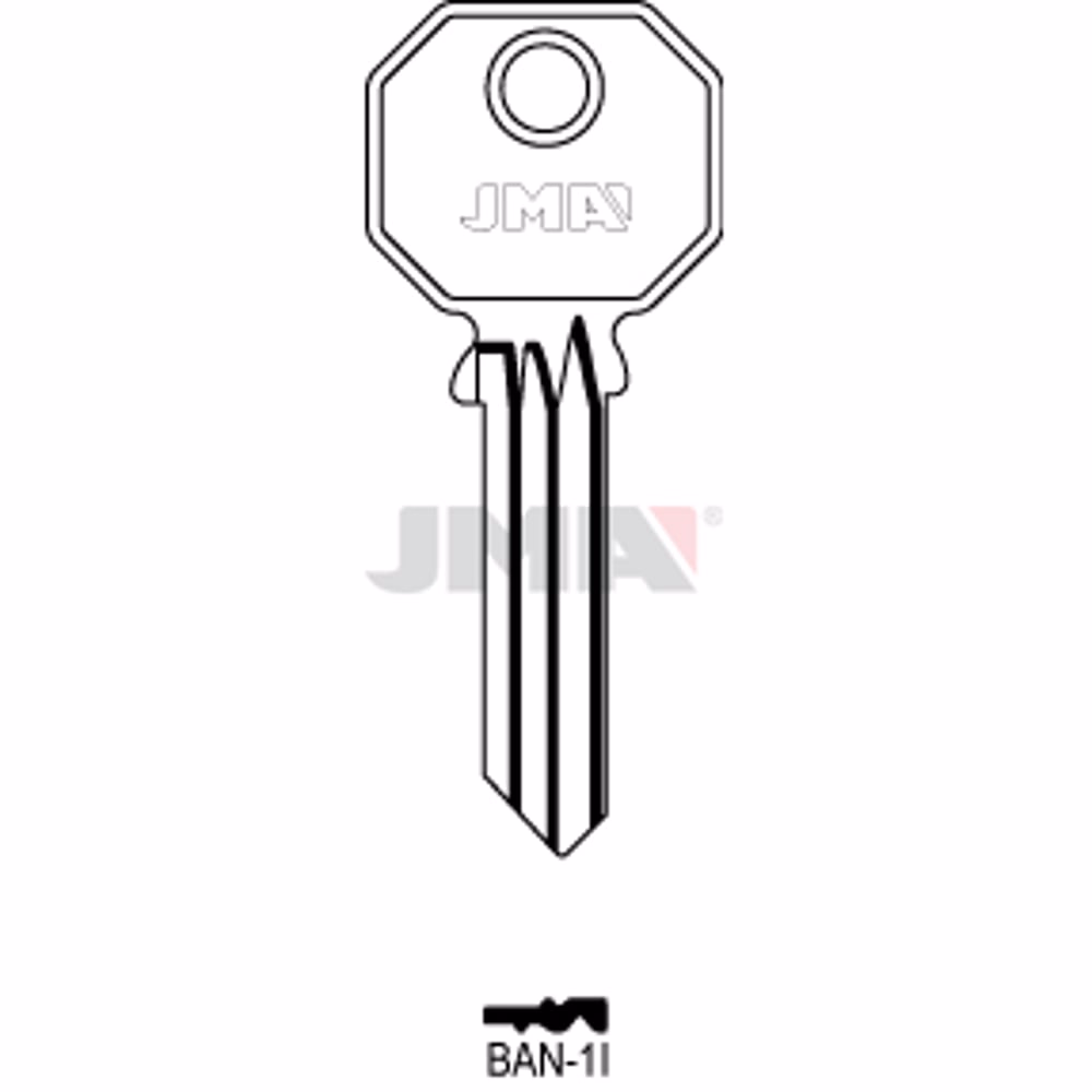 LLAVE JMA ACERO-C (BAN-1I)