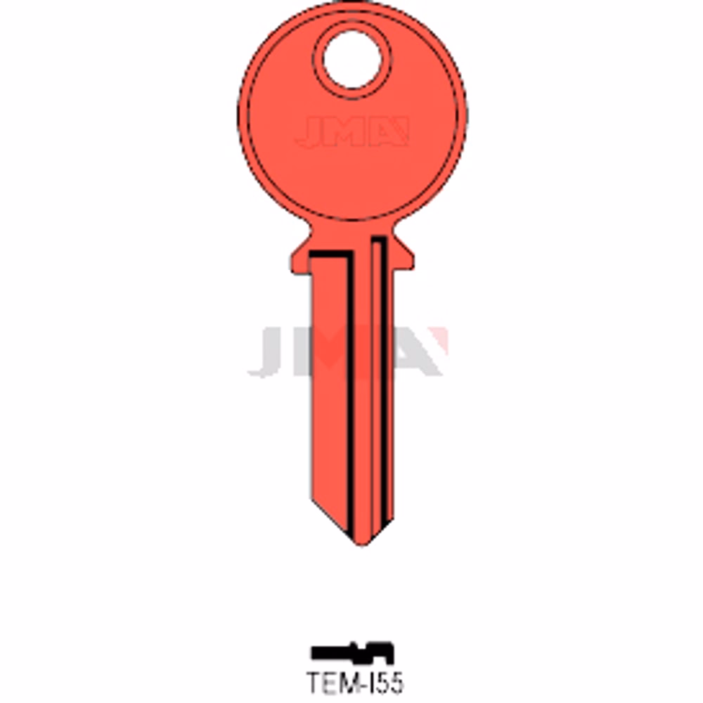 LLAVE JMA ALUMINIO (TEM-I55 ROJO)