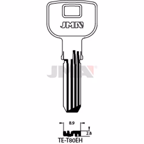 LLAVE JMA ALPACA SEGURIDAD (TE-T80EH)