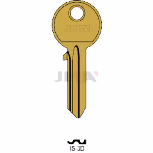 LLAVE JMA ALUMINIO (IS-3D ORO)