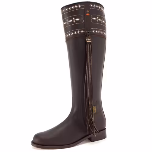 BOTO ROCIERO HIPICO CON CREMALLERA MODELO 297-01