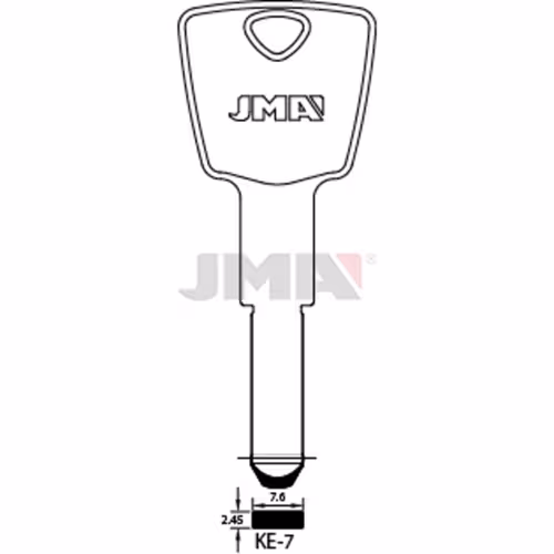 LLAVE JMA ALPACA SEGURIDAD (KE-7)