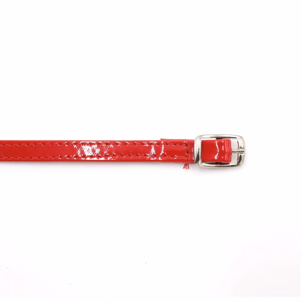SHOE PATENT LEATHER STRAP (7 mm)