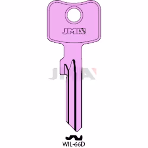 LLAVE JMA ALUMINIO (WIL-66D ROSA)