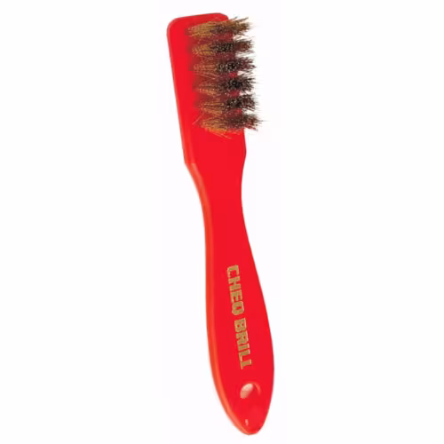 CHEQ BRILL SUEDE BRUSH RED