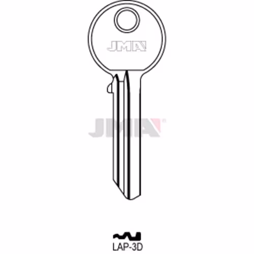 LLAVE JMA ACERO-C (LAP-3D)