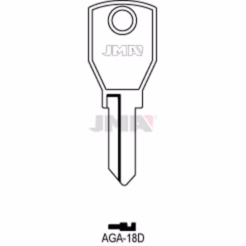 LLAVE JMA ACERO-B (AGA-18D)