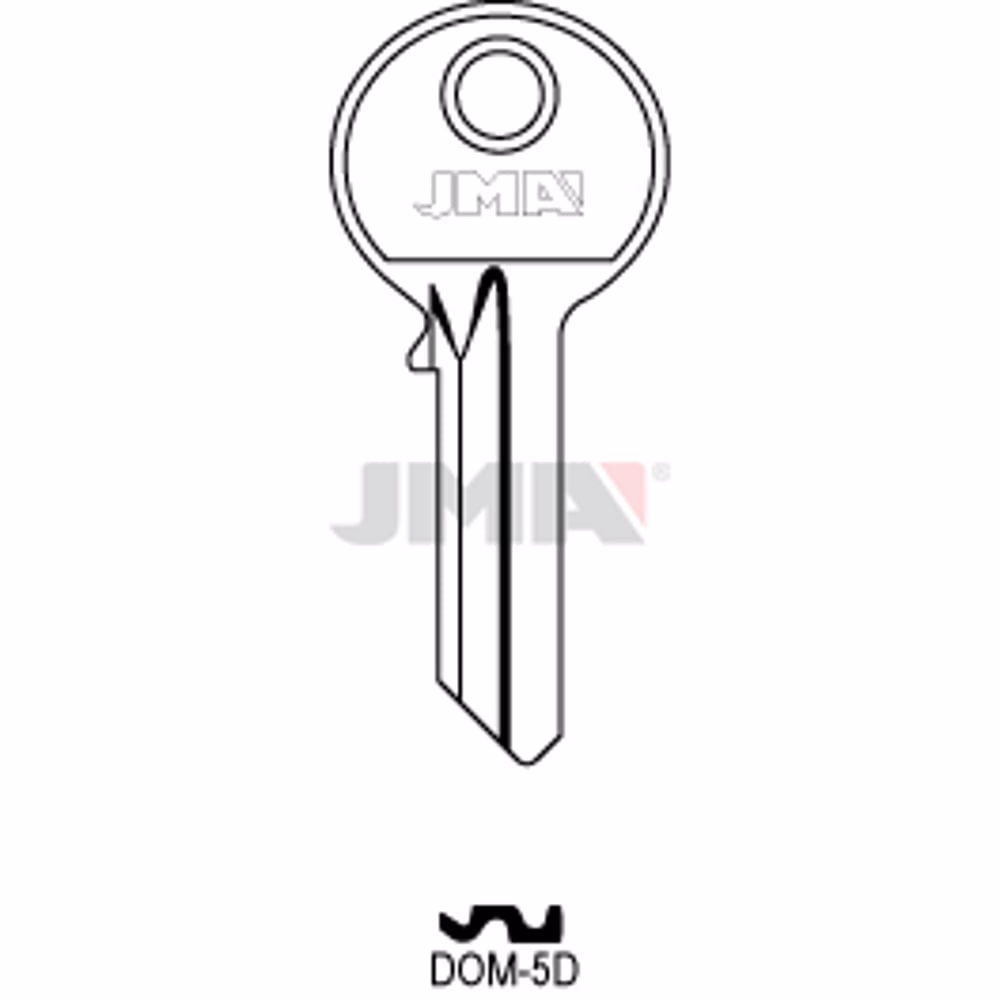LLAVE JMA ACERO-C (DOM-5D)