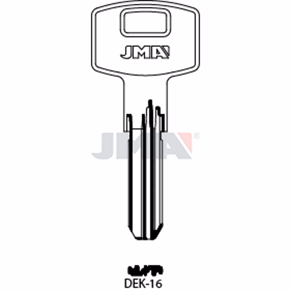 LLAVE JMA LATON SEGURIDAD (DEK-16)