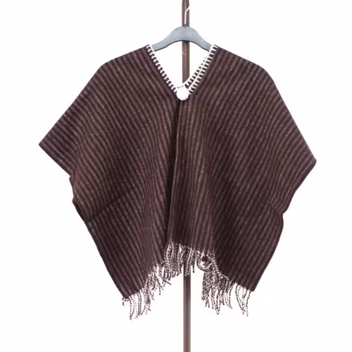 PONCHO LANA NIÑO PREMIUM (120x80 cm)