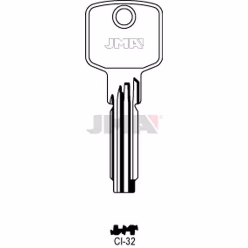 LLAVE JMA LATON SEGURIDAD (CI-32)