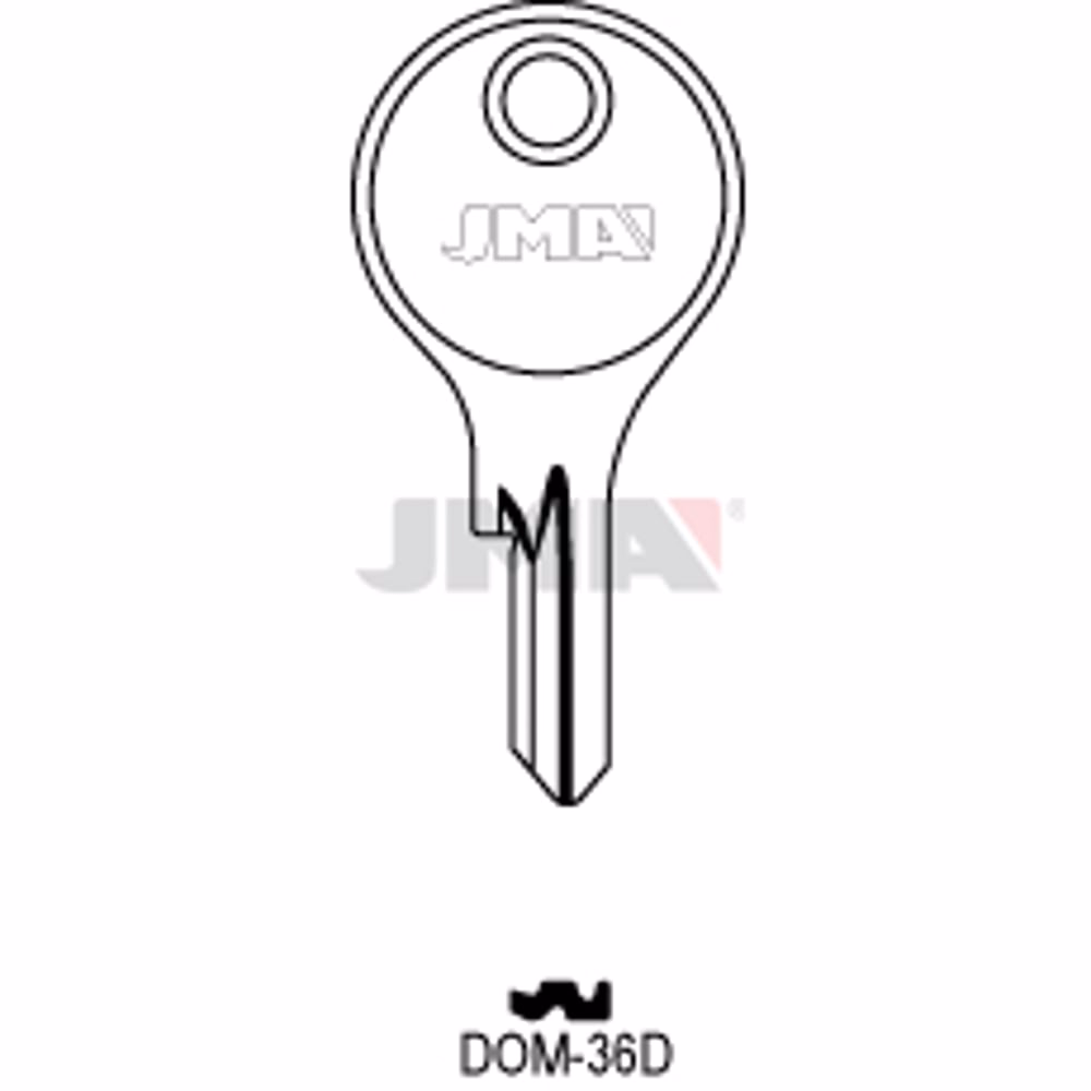 LLAVE JMA ACERO-C (DOM-36D)