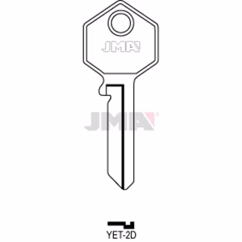 LLAVE JMA ACERO-C (YET-2D)