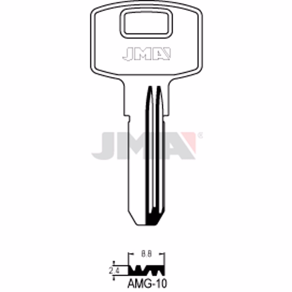 LLAVE JMA LATON SEGURIDAD (AMG-10)