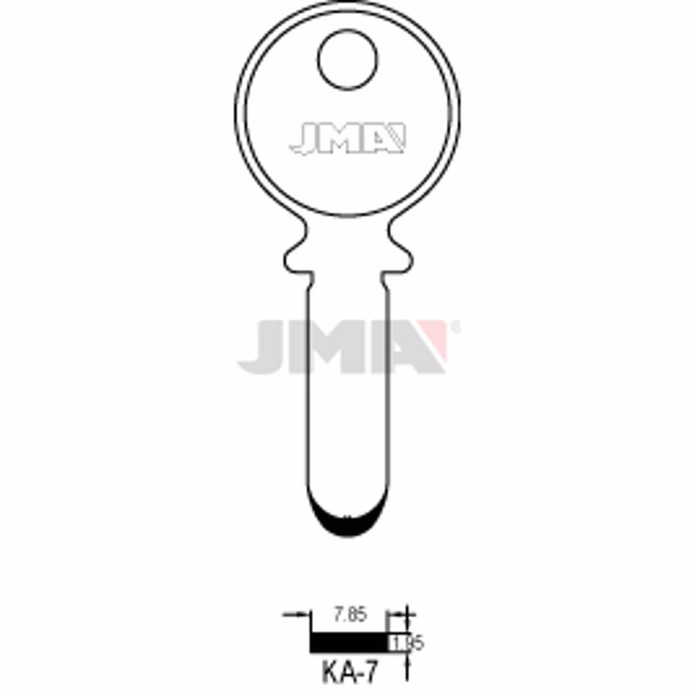 LLAVE JMA ALPACA SEGURIDAD (KA-7)