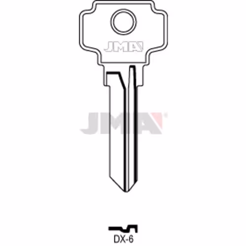LLAVE JMA ACERO-C (DX-6)