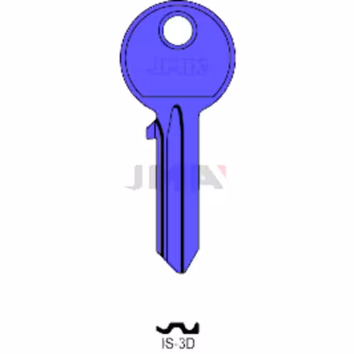 LLAVE JMA ALUMINIO (IS-3D AZUL)