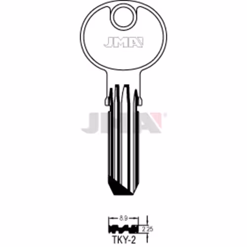 LLAVE JMA LATON SEGURIDAD (TKY-2)