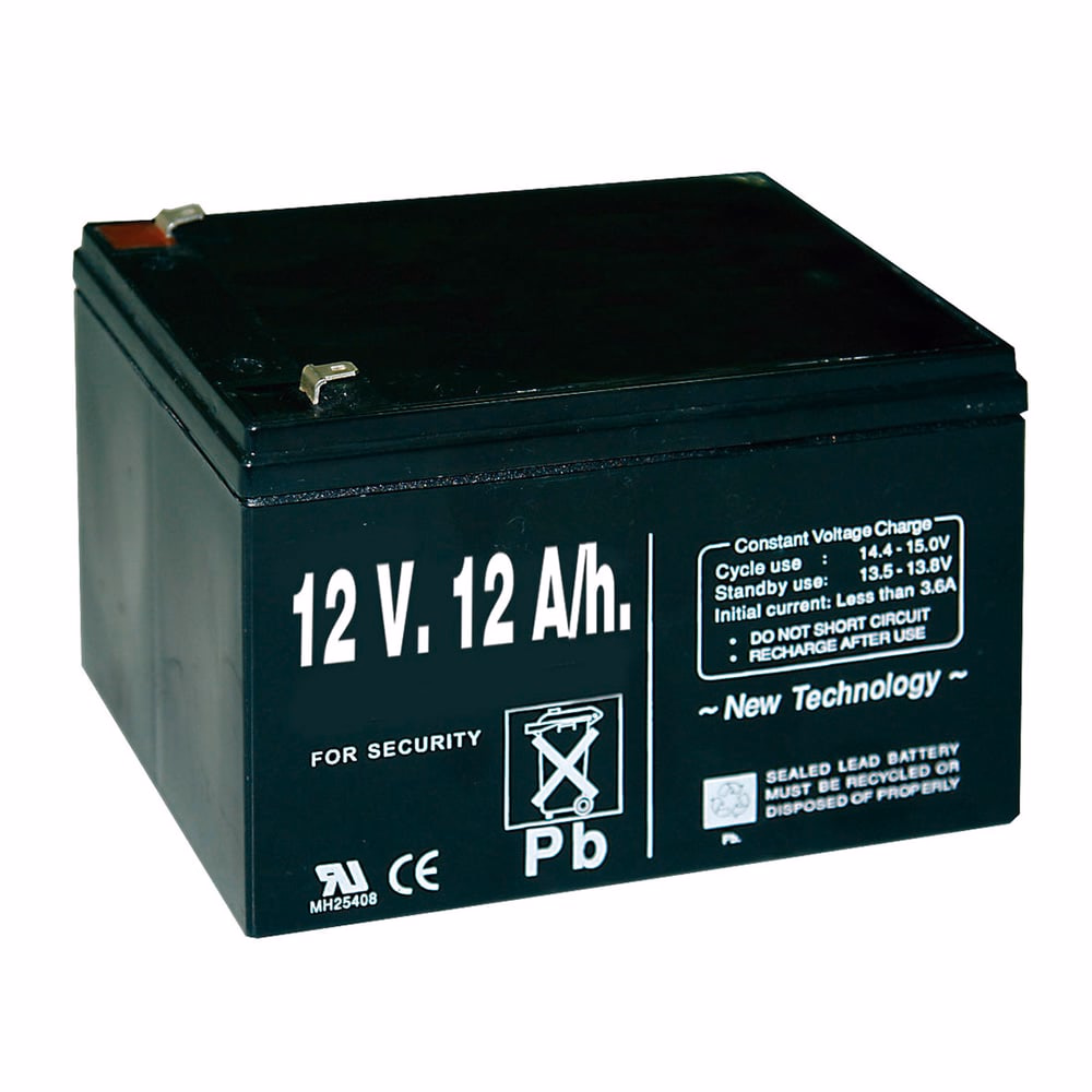 PILA RECARGABLE 12 V. 12/h
