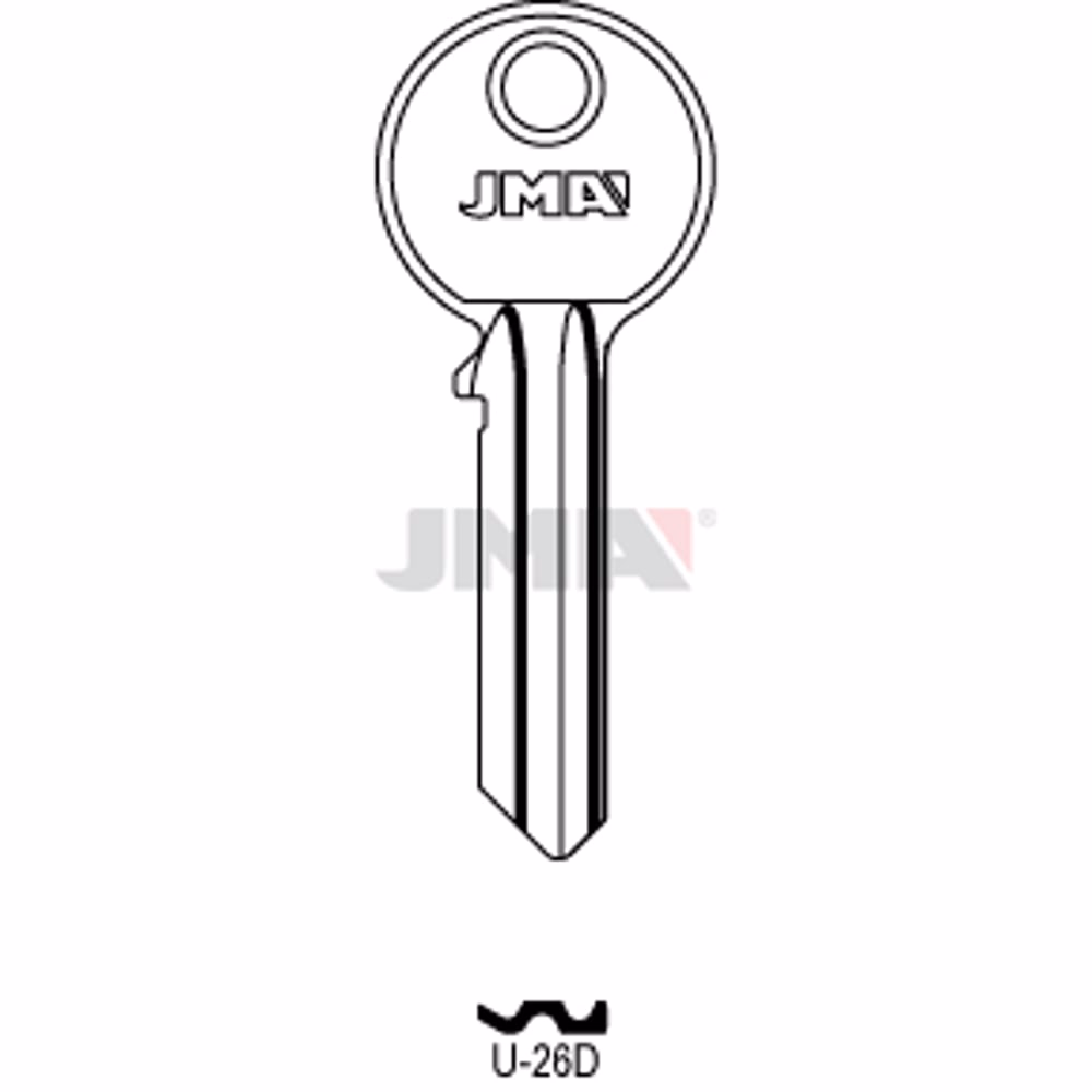 LLAVE JMA ACERO-C (U-26D)