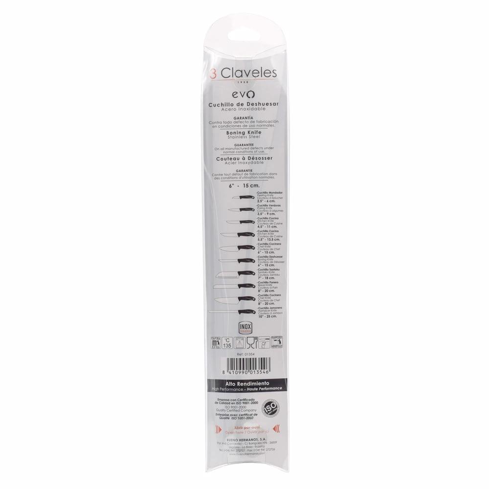 CUCHILLO DESHUESAR EVO RF.1354 (6" - 15 cm)