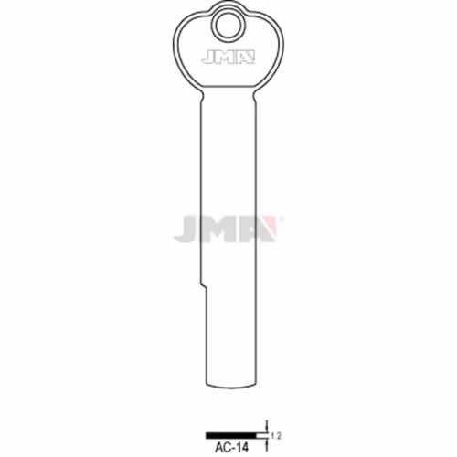 LLAVE JMA ACERO-C (AC-14)