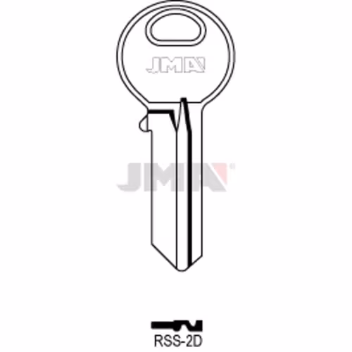 LLAVE JMA ACERO-C (RSS-2D)