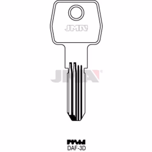 LLAVE JMA LATON SEGURIDAD (DAF-3D)