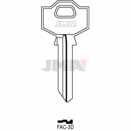 LLAVE JMA ACERO-B (FAC-3D)