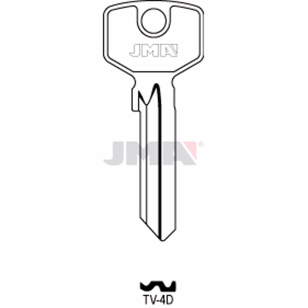 LLAVE JMA ACERO-C (TV-4D)