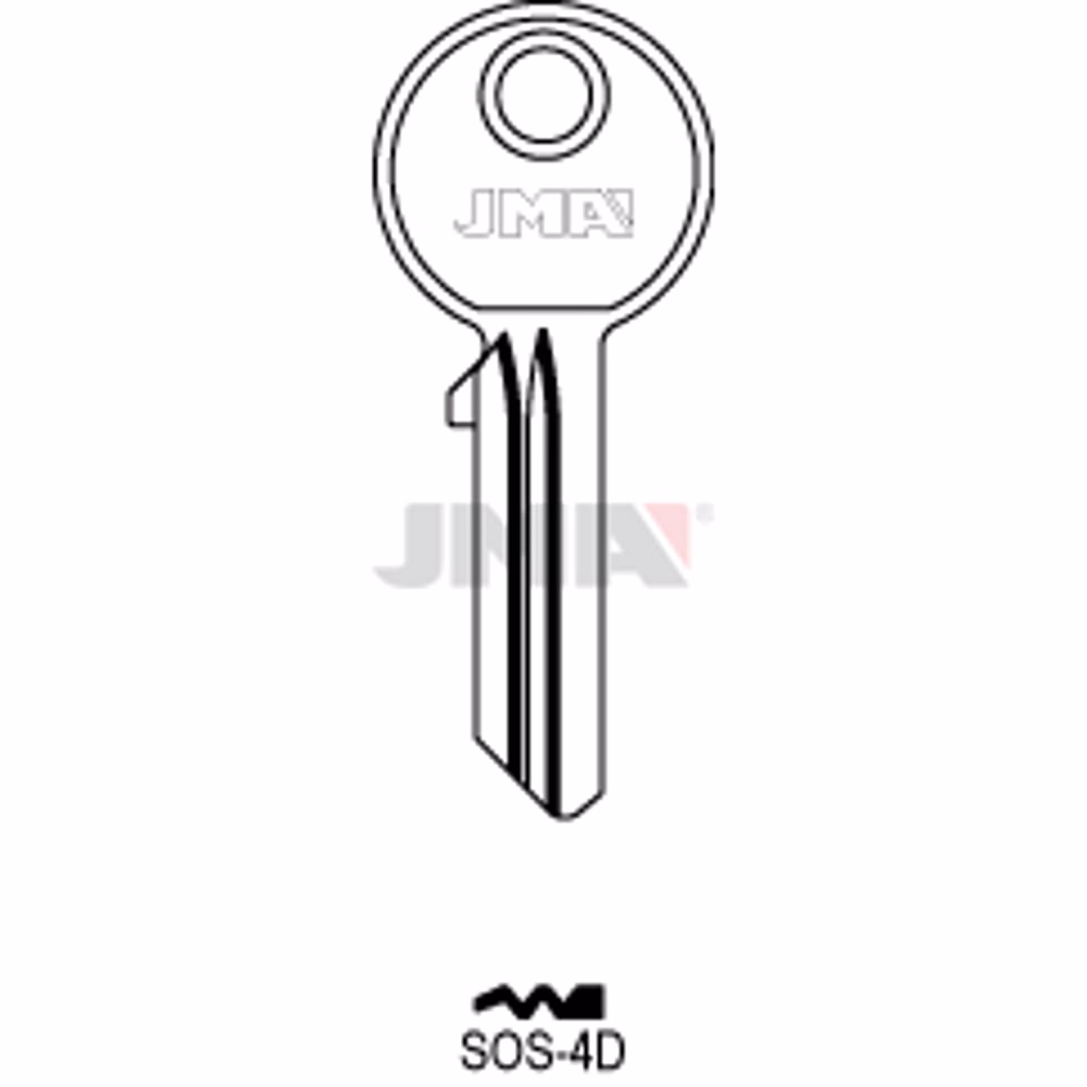 LLAVE JMA ACERO-C (SOS-4D)