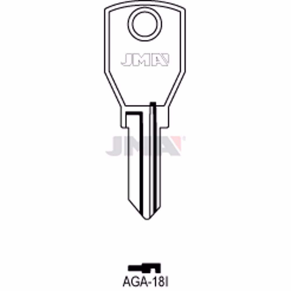 LLAVE JMA ACERO-B (AGA-18I)