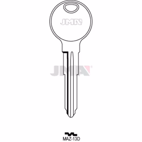 LLAVE JMA ACERO-C (MAZ-13D)