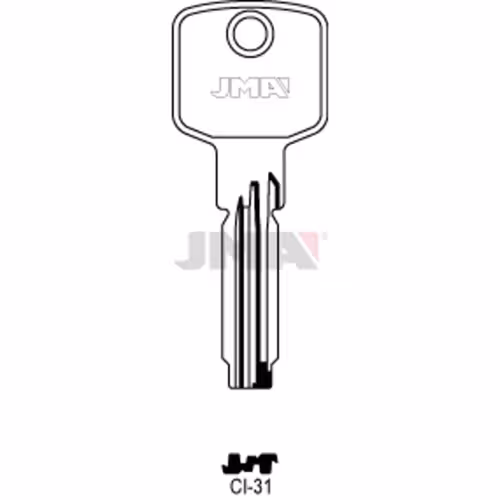 LLAVE JMA LATON SEGURIDAD (CI-31)