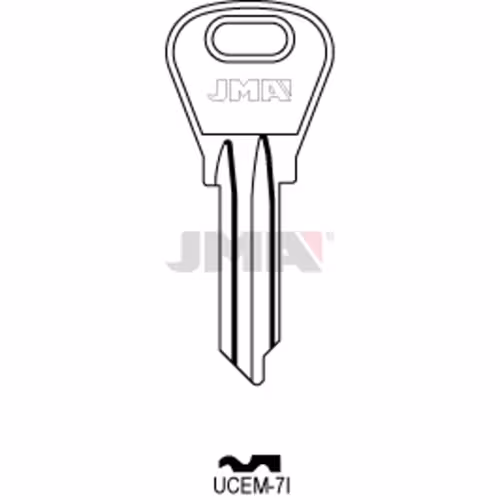 LLAVE JMA ACERO-B (UCEM-7I)