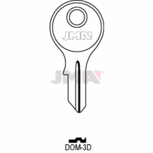LLAVE JMA ACERO-B (DOM-3D)