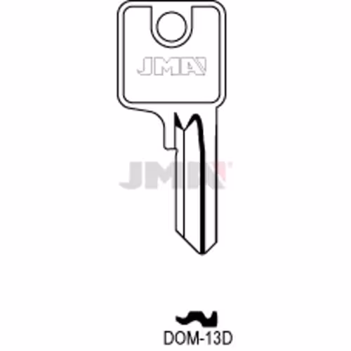 LLAVE JMA ACERO-B (DOM-13D)