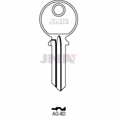 LLAVE JMA ACERO-C (AG-8D)