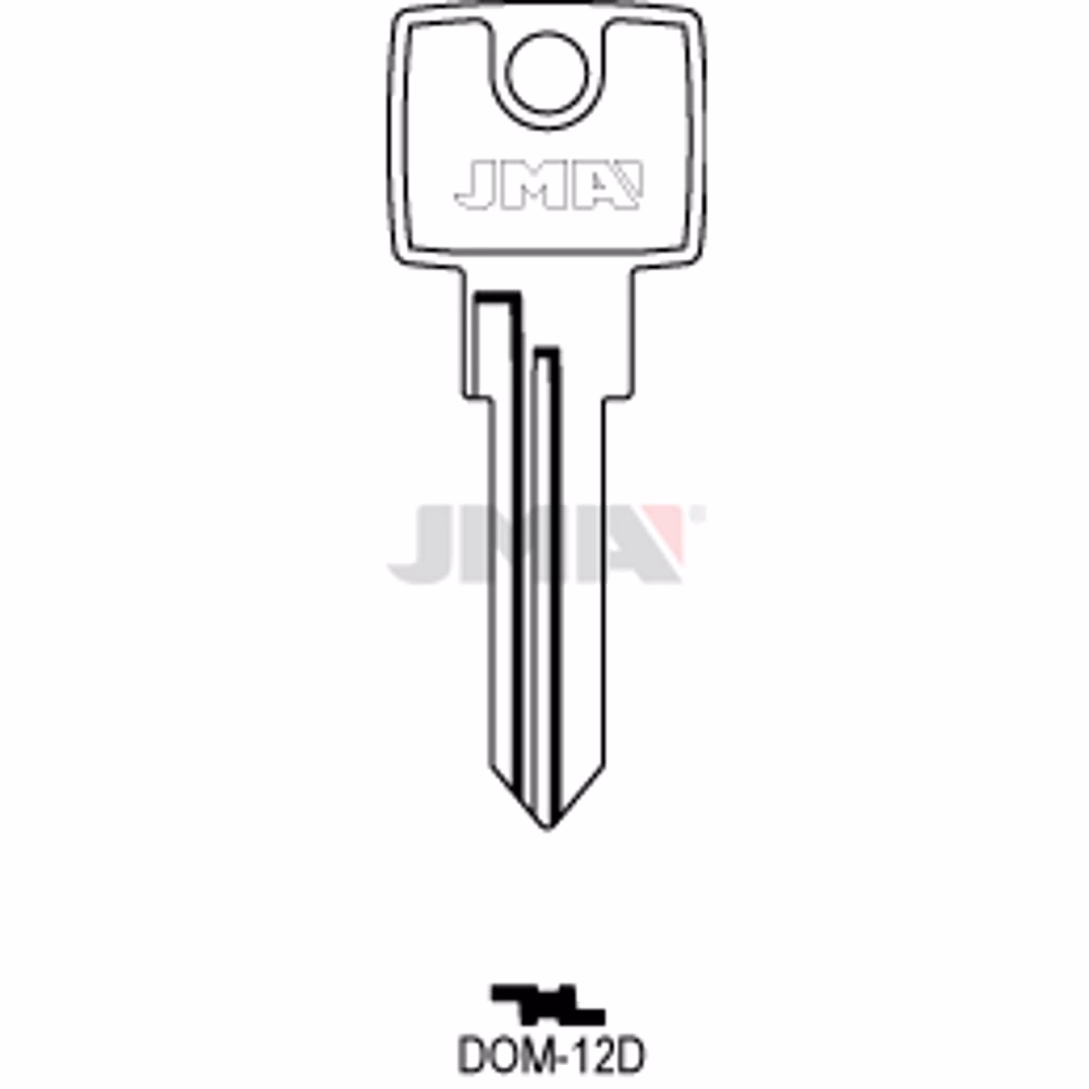 LLAVE JMA ACERO-C (DOM-12D)