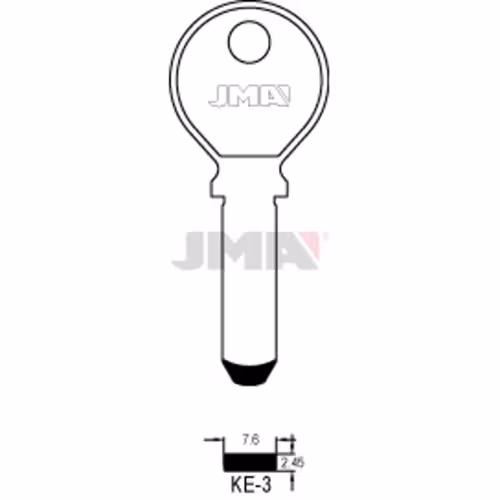 LLAVE JMA ALPACA SEGURIDAD (KE-3)