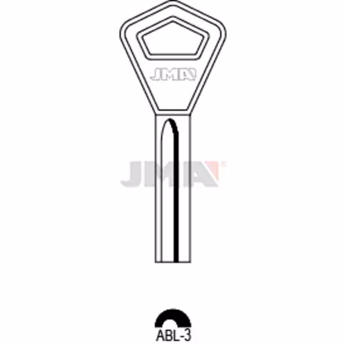 LLAVE JMA LATON SEGURIDAD (ABL-3)