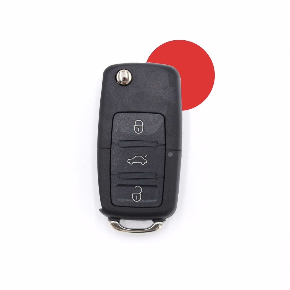 Mando tipo Volkswagen de 3 botones impermeable para VVDI KEY TOOL