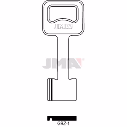 LLAVE JMA LATON SEGURIDAD (GBZ-1)