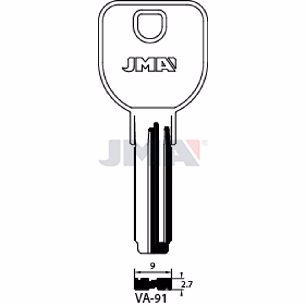 LLAVE JMA ALPACA SEGURIDAD (VA-91)